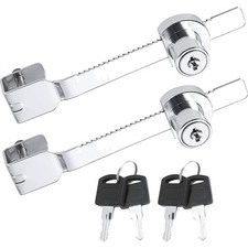 Glastürschloss Vitrine