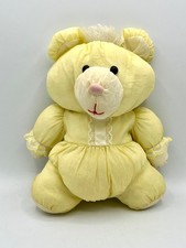 Knautschi EuroPlay Maus Bär Hund  Ballonseide Tier 90er Gelb  30cm Euro Play