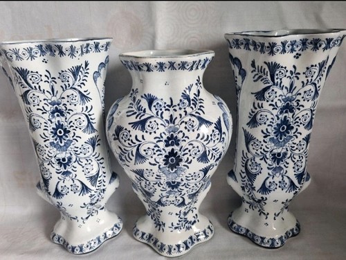 Delft vase keramik - 3x,