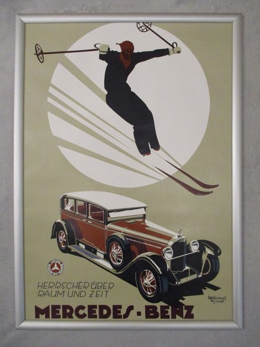 Original mercedes benz plakat - mercedes-benz,