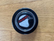 Vintage 70s MOMO JACKIE STEWART Helm  Hupenknopf mit silbernem Ring