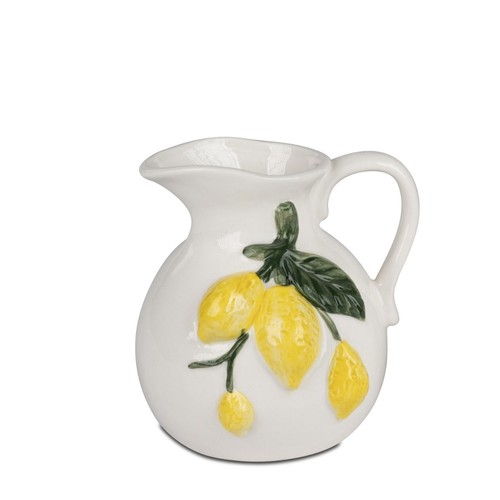 Deko krug vase limone - vase, mit