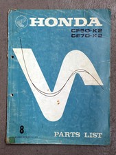 Honda CF50 CF70 K2 Parts List Teilekatalog 1979