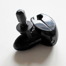 Sonnenschirm-Halterung Adapter Clip schwarz f. Quinny Kinderwagen älteres Modell