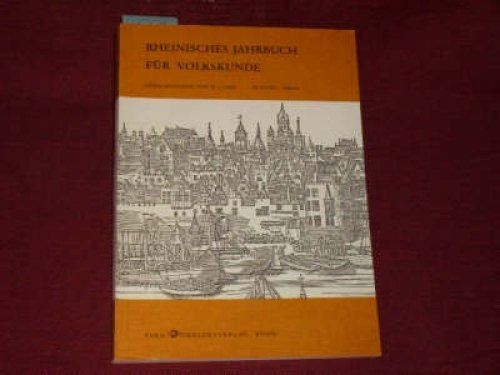 Cox rheinisches jahrbuch für - rheinisches,