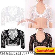 Damen Sexy Spitze Dirndlbluse