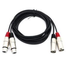 3 m Doppel XLR-Kabel 2 XLR