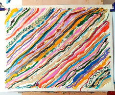 Unikat Bild Abstrakt Acryl
