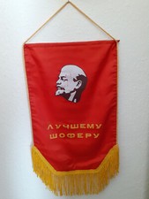 Fahne Wimpel Lenin Fahrer Sowjetunion ШОФЕРУ UdSSR CCCP