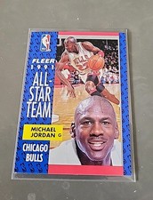 MICHAEL JORDAN NBA CARD FLEER 1991-92 ALL-STAR # 211 CHICAGO BULLS