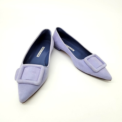 Manolo blahnik suede - manolo,