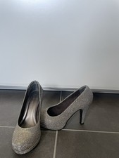 Pumps Silber/gold Glitzer