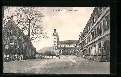 Ansichtskarte amorbach - ansichtskarte,