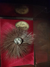 Brosche, Pelz, Chinchilla, Vintage aus Nachlass