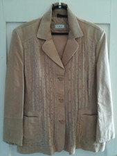 L. S. F modische Lederjacke, Wildleder , Velourleder  42  NEU