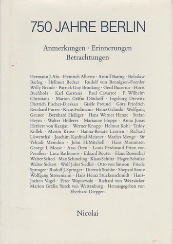 750 jahre berlin anmerkungen - jahre,