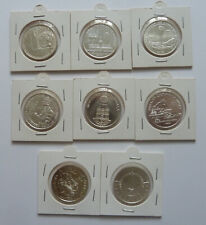 8 Stück / 5 Euro-Silbermünzen Portugal 2003-2007