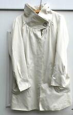 VILA Mantel / Parka mit Hohem Kragen Gr. L - Creme / Glanzstoff / Schimmernd