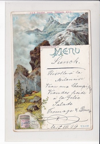 Litho menuekarte schweiz - litho,