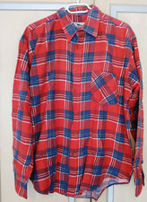 Cavenline Hemd ,KW 43/44 (XL), langarm, rot blau weiß kariert