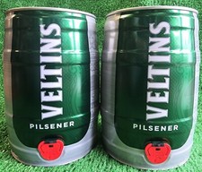 (3,45€/L) 2x5L Veltins Pilsener Bierfass Partyfass Zapfhahn Pfandfrei Versand0€