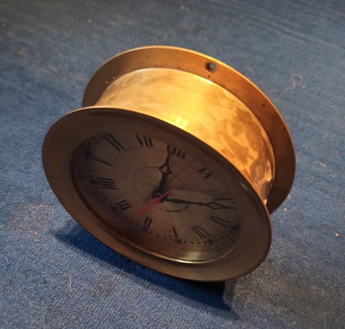 Uhr messing zum - (schiffsuhr),