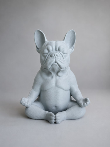 Frenchie buddha figur namaste - buddha,