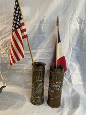 WW2 WK2 Grabenkunst Vase X2