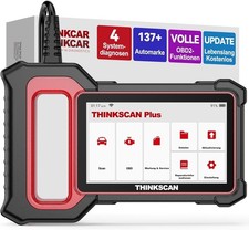 thinkcar OBD2 Diagnosegerät, ThinkScan Plus S5 Diagnosegerät Auto Mit 4 Systemdi