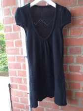 Strickkleid, schwarz, kurz