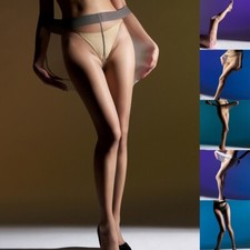 Strumpfhose Grau Haut Hoch Elastisch Nahtlose Strumpfhose Purer Strumpfwaren