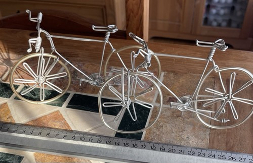 Fahrrad skulptur dekofigur - fahrrad,