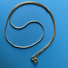 Schlangenkette ca. 45cm lg. und 1mm dick 585/ Gelb-Gold 14 Kt. ca. 6 g neuwertig