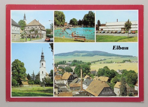 Postkarte eibau - -,