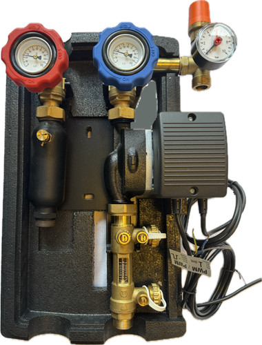 Solarstation pumpengruppe mit - pumpengruppe,