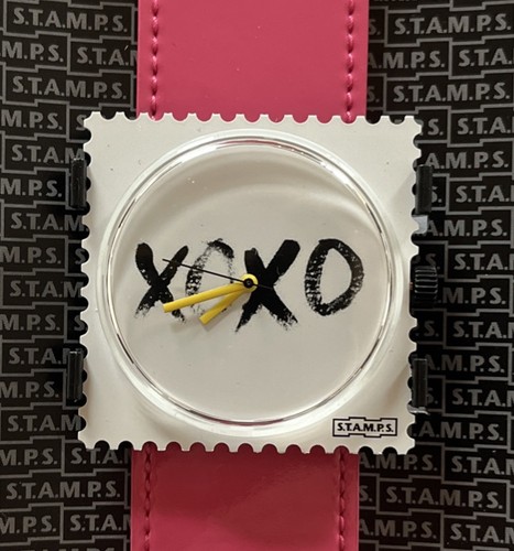 Stamps uhr kuss xoxo mit - xoxo,