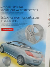 irmscher Leichtmetall Räder Katalog 2005 Corsa B+C,Agila A,Meriva, Zafira,Astra