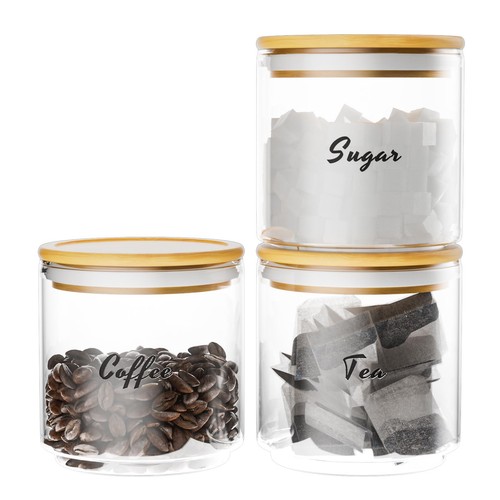 3teiliges glas mit - glas,