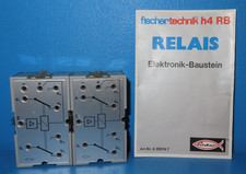 FischerTechnik h4 RB Relais  2 Elektronik-Bausteine mit Beschreibung #8288