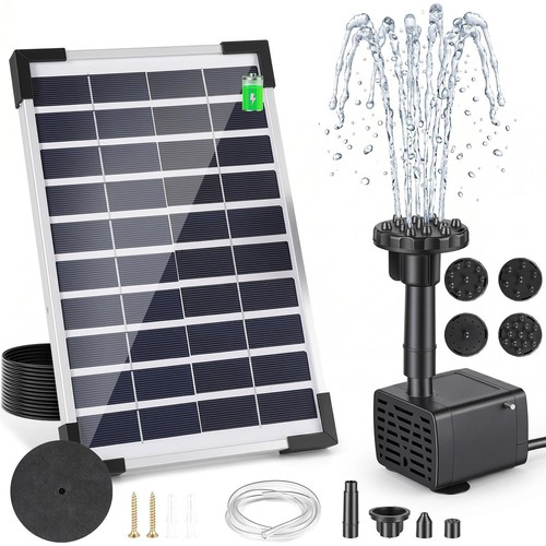 Solarbrunnen mit 3600mah - solarbrunnen,