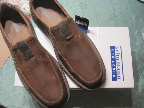 Herrenschuh slipper braun - herrenschuh,,
