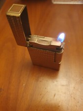 Original S.T. Dupont Feuerzeug Nr D9DT26 mit  20 Mikron Echtgold Vergoldung