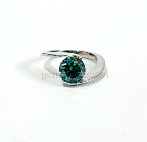 Blaue diamant ring - 2,