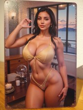 Blechschild  / Japan Girl sexi