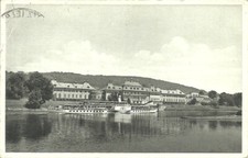 AK Pillnitz Elbe -Schloss,Dampfer,zeitgenöss. Beflaggung -1941 gl.Sonderstempel!