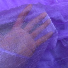 Luxus Organza Stoff Langhaar