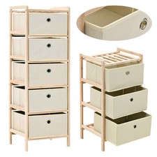 Kommode Sideboard Regal Korbregal Schubladenregal Standregal Mit Stoffkörben