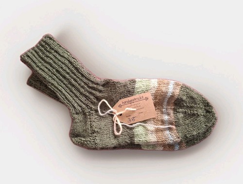 Socken handgestrickt - socken,