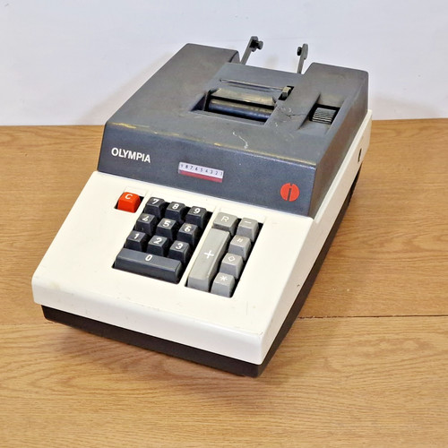 Vintage addiermaschine olympia - vintage,