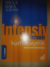 Brockhaus Scolaris Intesiv lernen Mathematik Terme & Gleichungen Klasse 7/8 NEU 